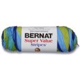 thumbnail image 1 of Bernat Super Value Stripes 4 Medium Acrylic Yarn, Meadow Stripes 5oz/142g, 264 Yards, 1 of 2