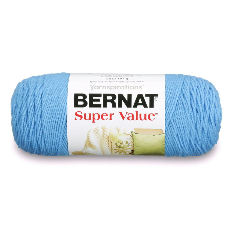 Bernat Super Value True Red Yarn - 3 Pack Of 198g/7oz - Acrylic
