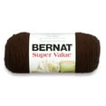 thumbnail image 1 of Bernat® Super Value™ #4 Worsted (Medium) Acrylic Yarn, Chocolate 7oz/197g 440 Yards, 1 of 6