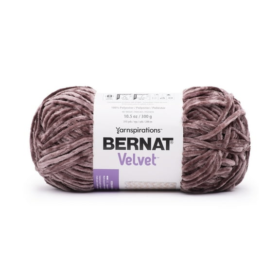 Bernat® Velvet™ #5 Bulky Polyester Yarn, Mocha 10.5oz/300g 315 Yards