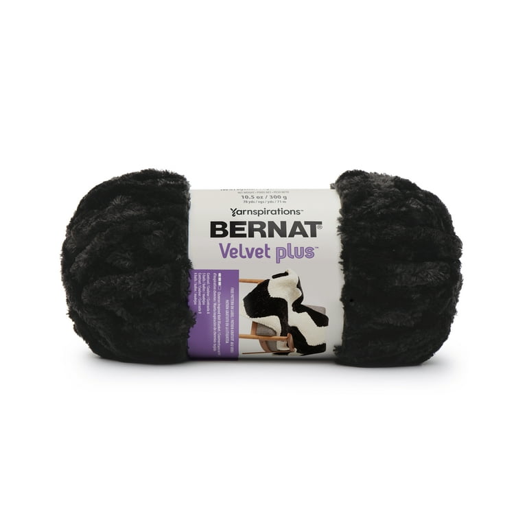 6 Super Bulky Black Yarn