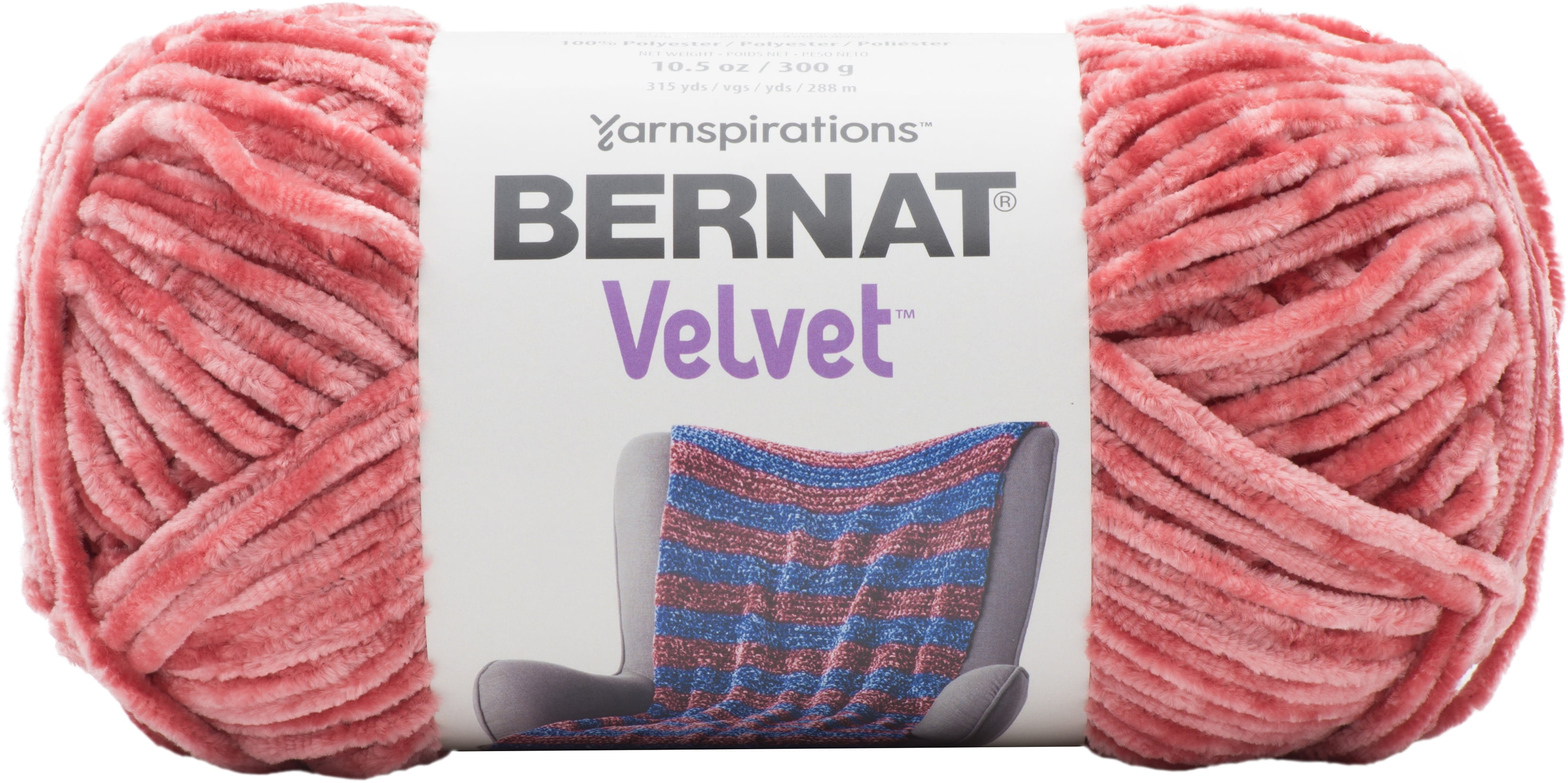 Bernat Velvet Yarn - Terracotta Rose