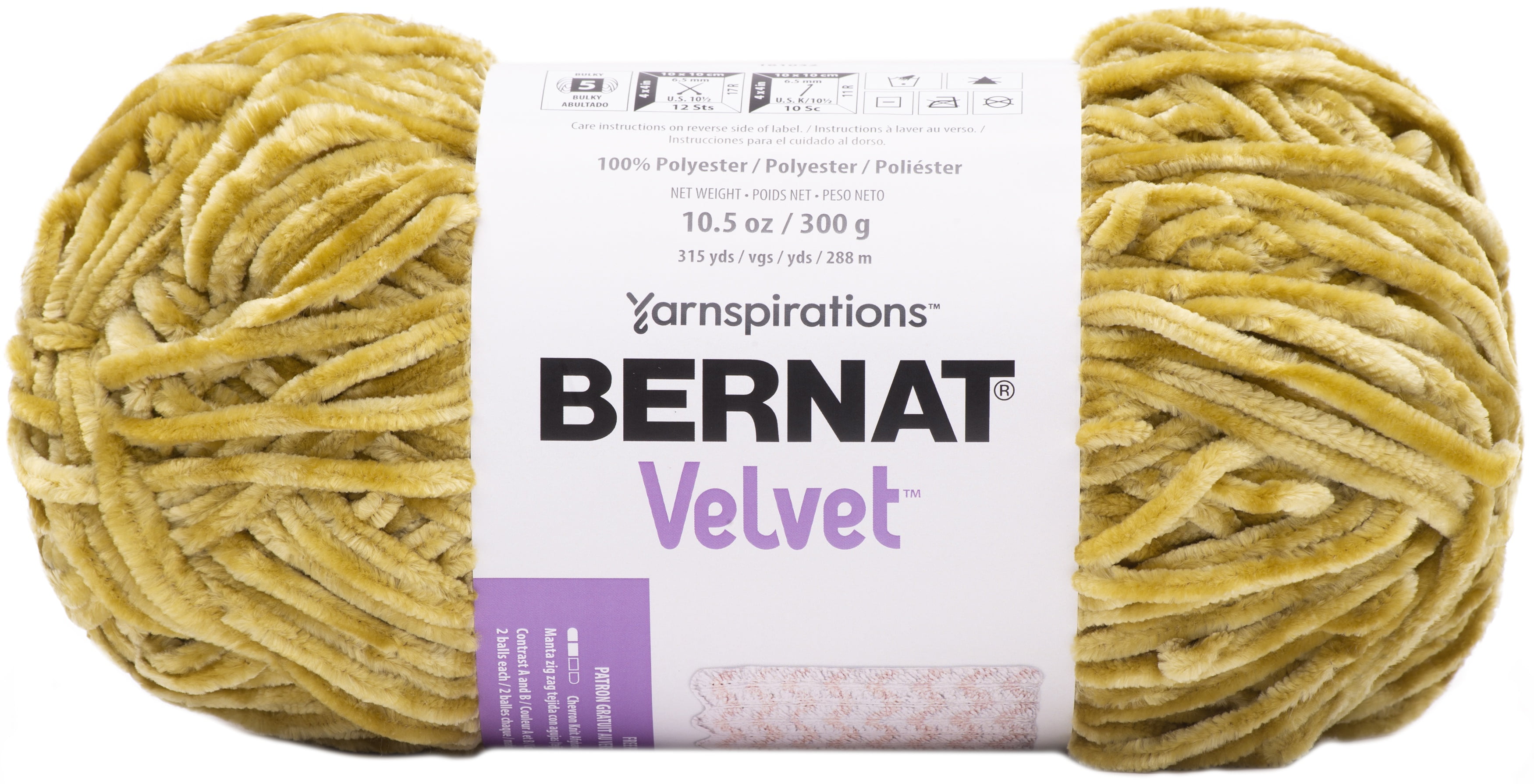 Bernat Velvet Yarn Smoke Blue 10.5oz 315 Yds 1 Skein for sale online