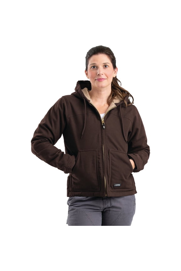 Apparel Berne Women's Sherpa-Lined Softstone Duck Hooded Jacket - Pack of 4