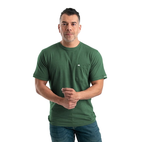 Berne Apparel Performance Short Sleeve Pocket Tee, Up to 6XL