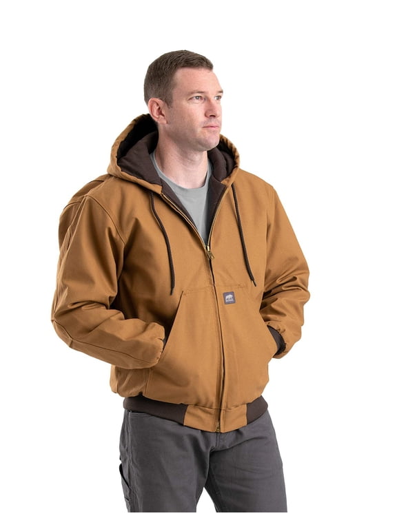 Insulated & Hooded Cotton, Active Work Jacket (Men's)