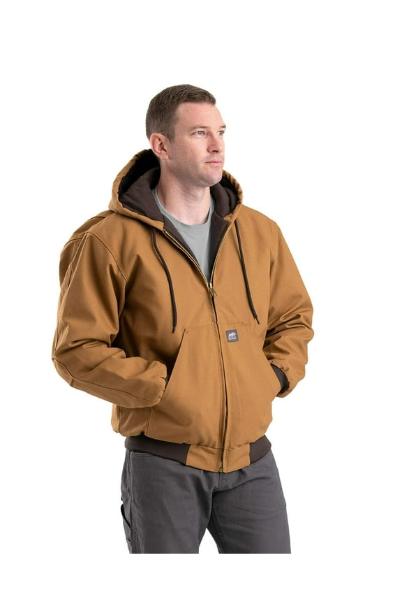 Insulated & Hooded Cotton, Active Work Jacket (Men's)