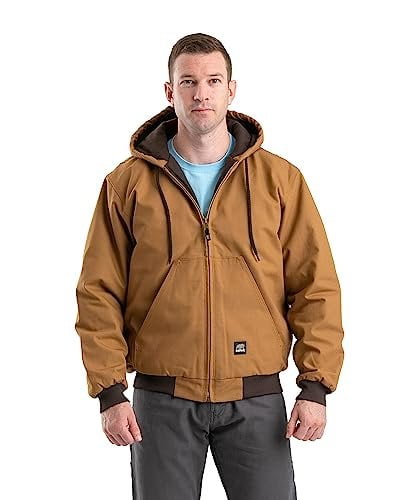 Walls Workwear Men's Insulated Flex Duck Hooded Work Coat