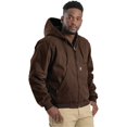 thumbnail image 1 of Berne Men's Highland Washed Hooded Jacket, 2X-Large Regular, Bark — Residential Use, Standard Application, 1 of 1