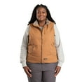thumbnail image 1 of Berne Women's Canyon Sherpa Lined Vest, Medium, Regular, Brown Duck, 1 of 4