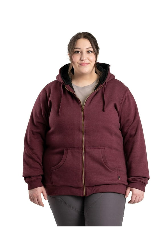 Women's Everest Hooded Sweathsirt, 2X-Large Regular, Cabernet