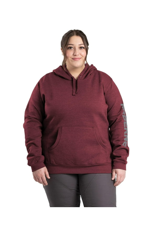 Women's Signature Sleeve Hooded Pullover, X-Large Regular, Cabernet