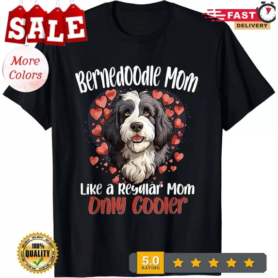 Bernedoodle Dog Breed Pet Bernedoodle Mom Gift Unisex T-Shirt