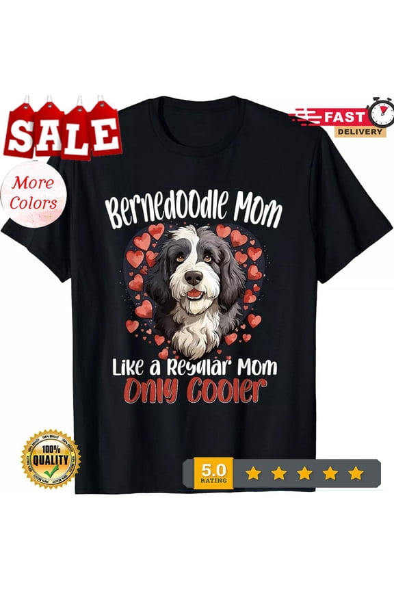 Bernedoodle Dog Breed Pet Bernedoodle Mom Gift Unisex T-Shirt