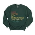 thumbnail image 1 of Bernedoodle Dog Coffee Lovers Cute Pet Caffeine Bernese Poodle Graphic T-Shirt, for men & women, up to size 5XL, 1 of 3