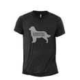 thumbnail image 1 of Bernedoodle Dog Silhouette Men's Modern Fit Fun Casual T-Shirt Printed Graphic Tee Charcoal Grey Medium, 1 of 3