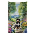 thumbnail image 1 of Bernedoodle Spring Path Kitchen Towel, 1 of 6