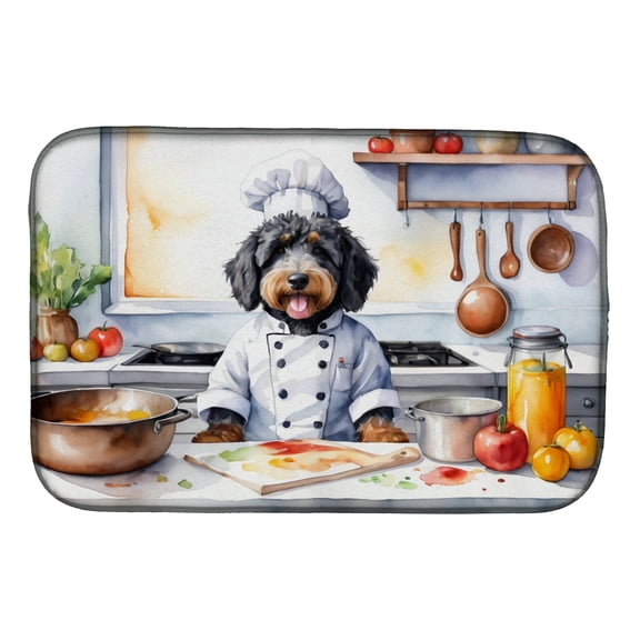 Bernedoodle The Chef Dish Drying Mat 14 in x 21 in