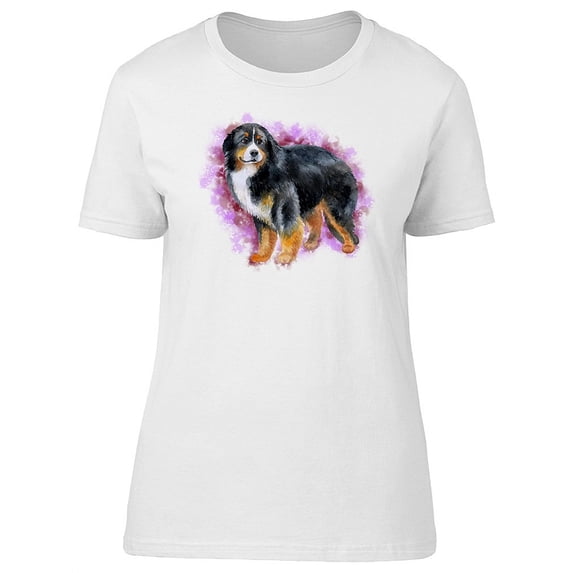 Bernese Mountain Breed Dog T-Shirt Women -Image by Shutterstock, Female Medium
