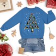 thumbnail image 1 of Bernese Mountain Christmas Tree Sweatshirt, Funny Dog Lover Gift, Bernese Mountain Christmas Lights Shirts, Christmas Shirts for Women Men, 1 of 3