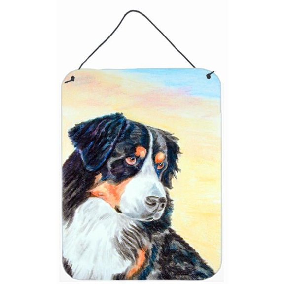 Bernese Mountain Dog Aluminium Metal Wall Or Door Hanging Prints - 12 x 16 in.