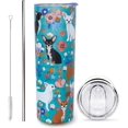 thumbnail image 1 of Bernese Mountain Dog Gifts for Women Cute Dog Tumbler Coffee Cup Bernese Mountain Travel Mug 20 Oz Stainless Steel Insulated Cup With Lid and Straw, 1 of 6