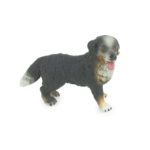 Bernese Mountain Dog, Hand Painted, Educational, Museum Quality, Realistic, Rubber Canine, K9, Diorama, Figure, Toys, Kids, Gift, 3 1/2 Inches. CH905 BB203