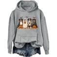 thumbnail image 1 of Bernese Mountain Dog Hoodie Halloween Dogs Shirts Bernese Mountain Dog Lover Gift Sweatshirs, 1 of 5