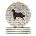 thumbnail image 1 of Bernese Mountain Dog Merry Christmas Large Sandstone Coasters Pack of 4 4 in x 4 in, 1 of 3