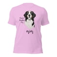 thumbnail image 1 of Bernese Mountain Dog Mom T-Shirt, Cute Dog Lover Gift Tee (Lilac, S), 1 of 1