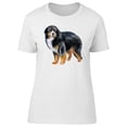 thumbnail image 1 of Bernese Mountain Dog Portrait T-Shirt Women -Image by Shutterstock, Female x-Large, 1 of 4