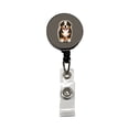thumbnail image 1 of Bernese Mountain Dog Standing Retractable Reel ID Badge Key Card Name Tag Holder with Clip, 1 of 7