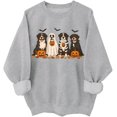 thumbnail image 1 of Bernese Mountain Dog Sweatshirt Halloween Dogs Shirts Bernese Mountain Dog Lover Gift Sweatshirs, 1 of 5