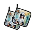 thumbnail image 1 of Bernese Mountain Dog The Chef Pair of Pot Holders, 1 of 2