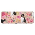 thumbnail image 1 of Bernese Mountain Dogs with Pioneer Flower Kitchen Rug Mat,Kitchen Runner Rugs Non Skid Washable,Decorative Kitchen Floor Mats for Kitchen,Sink,Laundry,17"x47.2", 1 of 7