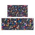 thumbnail image 1 of Bernese Mountain and Flower Kitchen Rugs Sets Of 2,Anti Fatigue Kitchen Mat Rugs Non Slip Washable,Decorative Kitchen Floor Mats for Kitchen,Sink,Laundry,17"x30"+17"x47", 1 of 7
