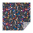 thumbnail image 1 of Bernese Mountain and Flower Square Tablecloth,Waterproof Square Table Cover,Wipeable Spillproof Washable Table Cover for Home Kitchen Party Decor 42"X42"(107x107cm), 1 of 6