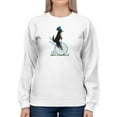 thumbnail image 1 of Bernese On Penny Farthing. Sweatshirt Women -Fab Funky Designs, Female Small, 1 of 4