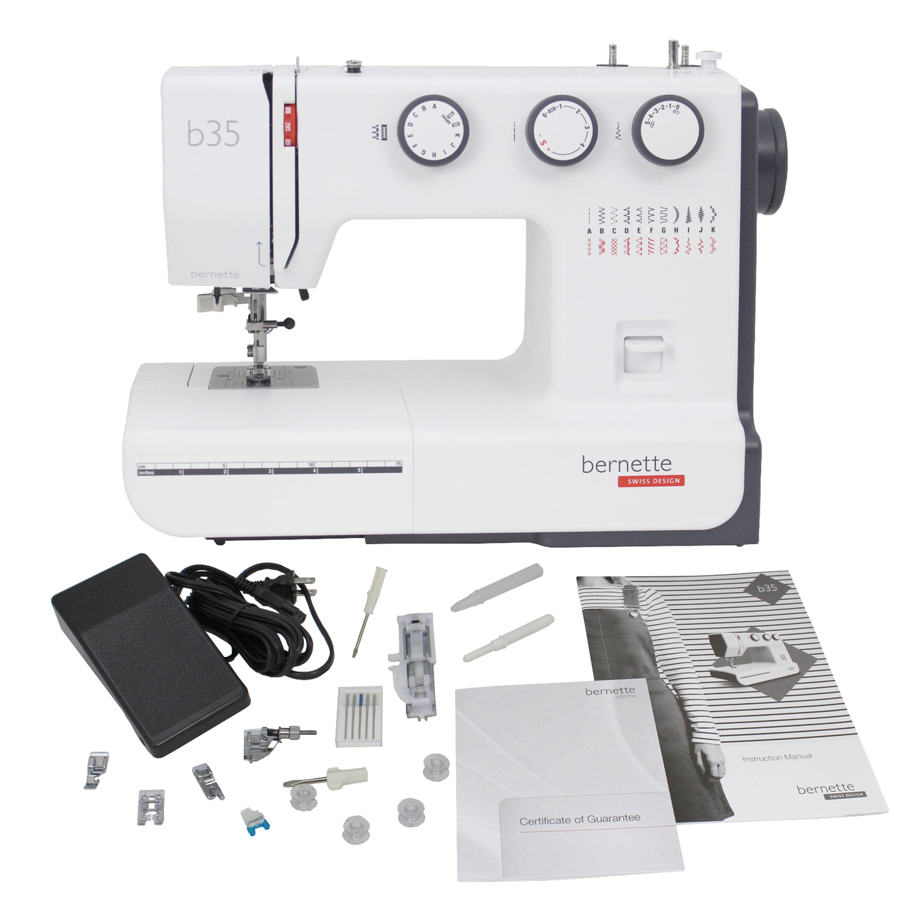 35 Swiss Design Sewing Machine with Exclusive Bundle