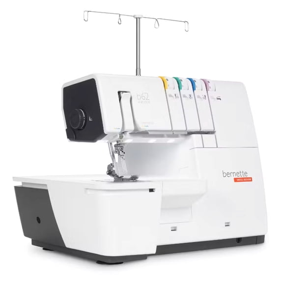 Bernette Airlock B62 Coverstitch Serger Machine with Air Threader and LED Light