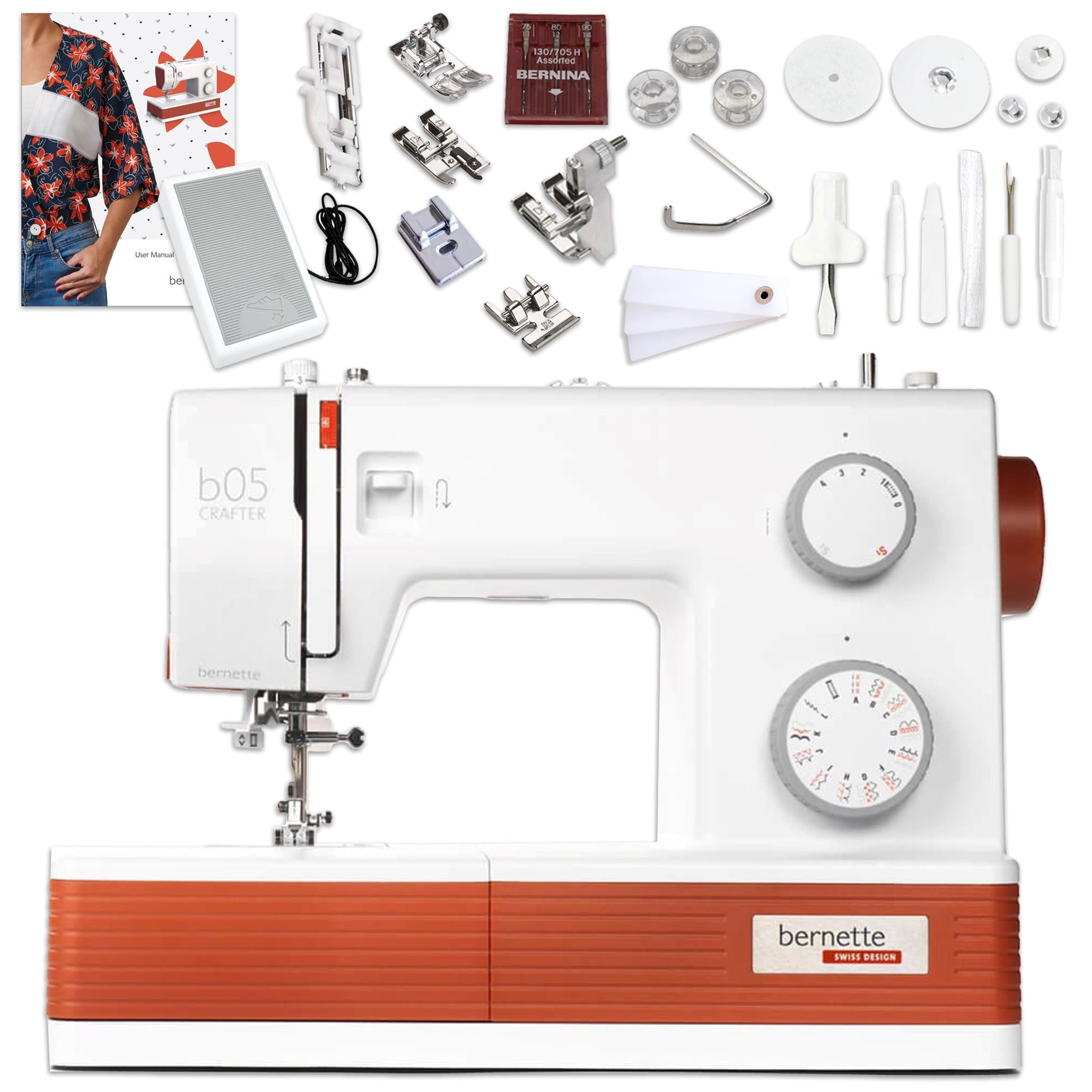 Bernette B05 Crafter Sewing Machine Bundle