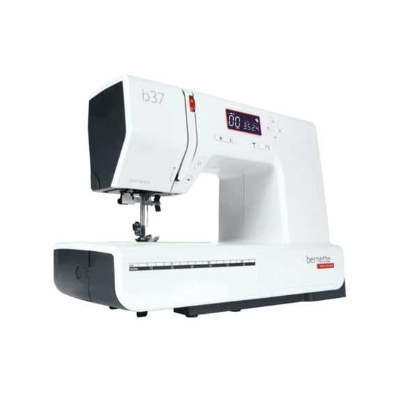 Bernette B37 Computerized Sewing Machine with 50 Stitches LCD Display One-Step Buttonhole Automatic Needle Threader Advanced Sewing and Quilting