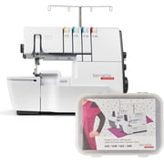 Bernette B64 Airlock Air Threading Serger with Free 6 Pcs Overlock Foot kit