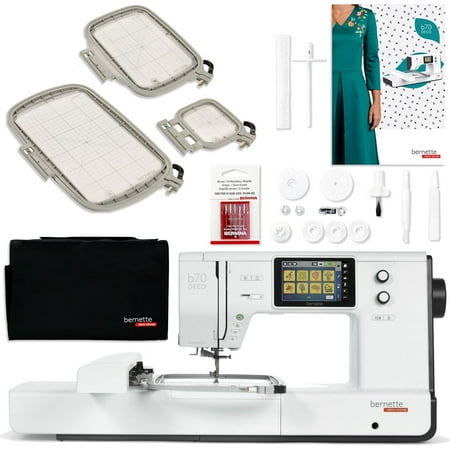 Bernette B70 10" x 6" Embroidery Machine Bundle with $598 Software Package