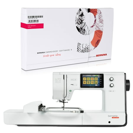 Bernette B70 Easy To Use Embroidery Machine with V9 Creator Software