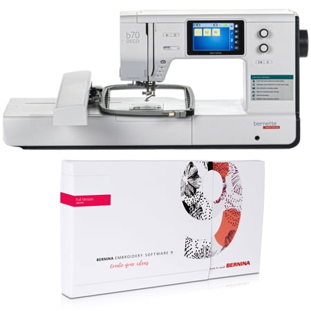 Bernette B70 Easy To Use Embroidery Machine with V9 Creator Software