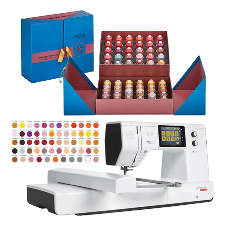 Bernette B70 Embroidery Machine - Exclusive Designers Sunset Thread Bundle
