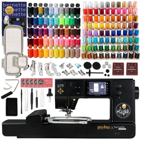 Bernette B79 Harry Potter Sewing & Embroidery Machine with 130 Thread Spools