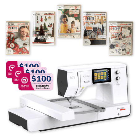 Bernette B79 Sewing and Embroidery Machine with Christmas Embroidery Designs