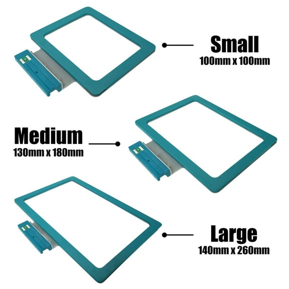 Bernette Magnetic Snap Hoop Monster Embroidery Hoop for b70 and b79 Machines - Bundle Get All 3 Small, Medium, and Large